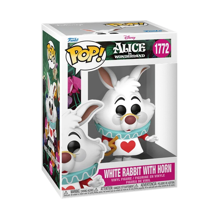 White Rabbit with Horn #1772 Funko Pop from Alice in Wonderland