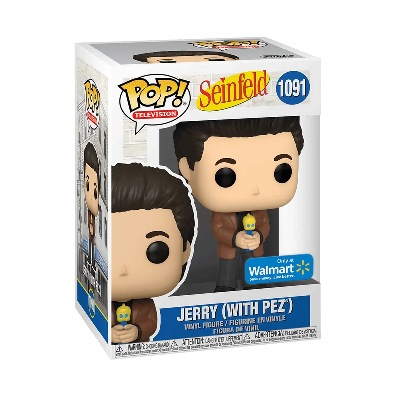 Jerry with PEZ #1091 Funko Pop from Seinfeld