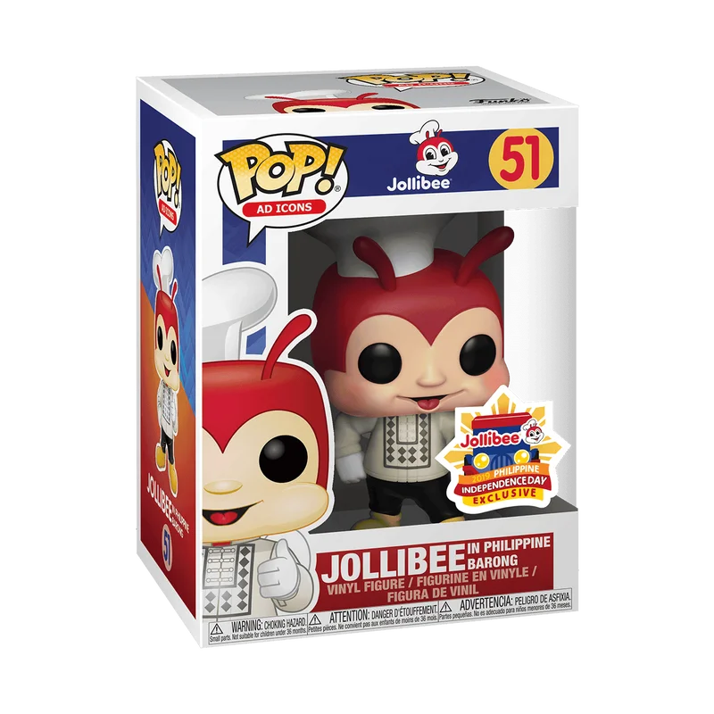 Jollibee in Philippine Barong #51 Funko Pop from Ad Icons