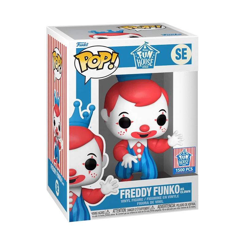 Freddy Funko as Clown #SE Funko Pop from Freddy Funko