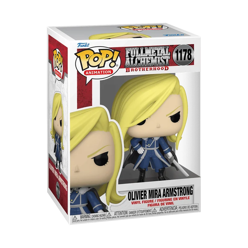 Olivier Mira Armstrong #1178 Funko Pop from Fullmetal Alchemist
