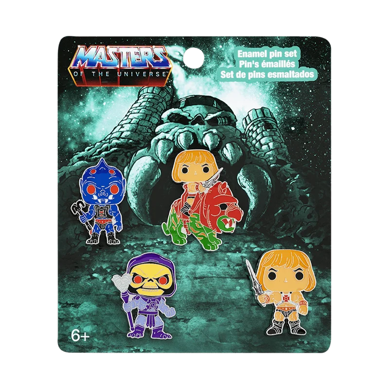 Webstor / He-Man on Battle Cat / Skeletor / He-Man #4 PACK Funko Pop from Masters of the Universe