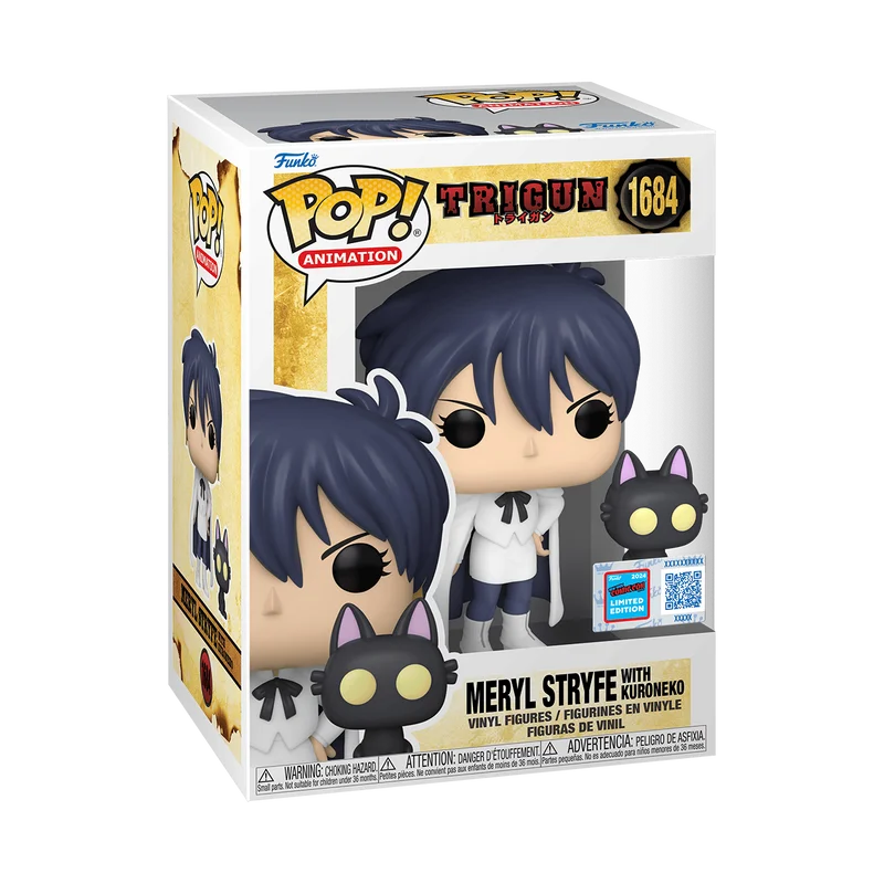Meryl Stryfe with Kuroneko #1684 Funko Pop from Trigun