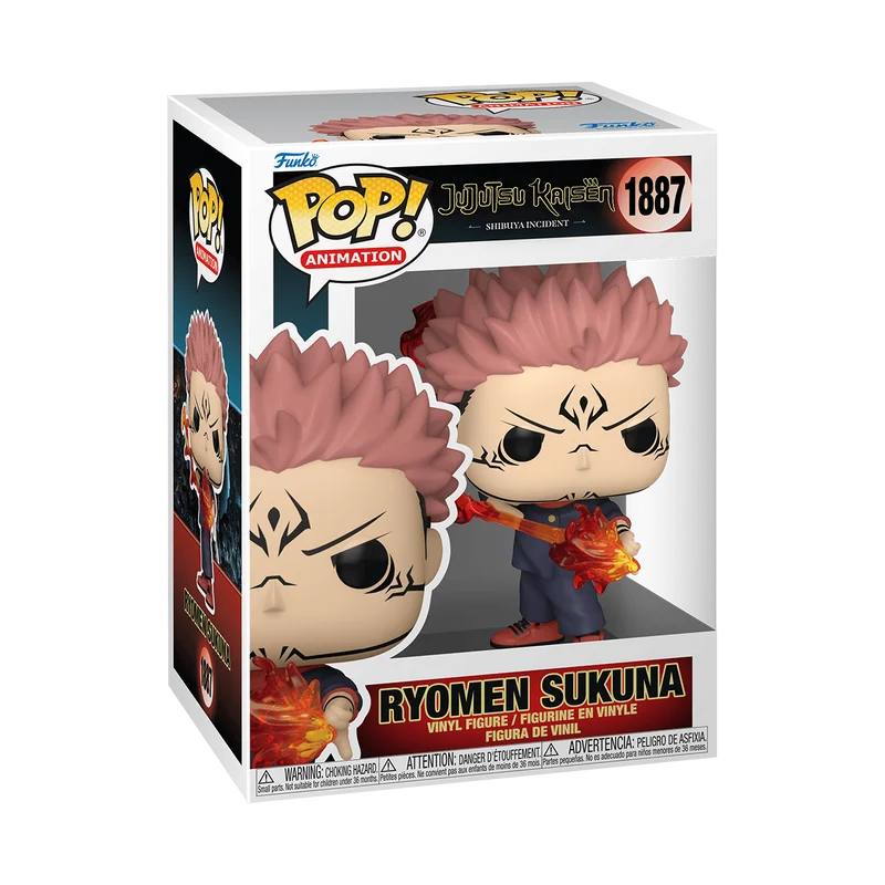 Ryomen Sukuna #1887 Funko Pop from Jujutsu Kaisen
