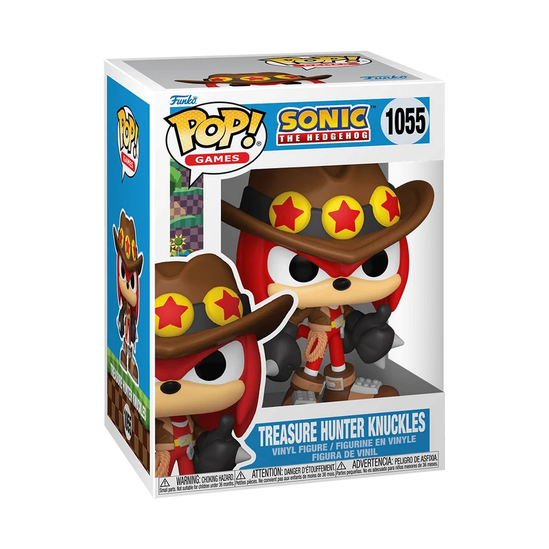 Treasure Hunter Knuckles #1055 Funko Pop from Sonic The Hedgehog