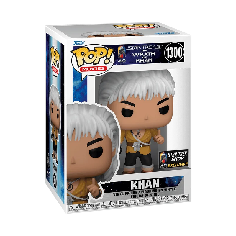 Khan #1300 Funko Pop from Star Trek