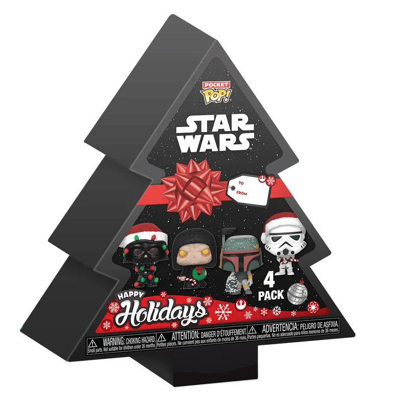 Darth Vader / Emperor Palpatine / Boba Fett / Stormtrooper #4 PACK Funko Pop from Star Wars