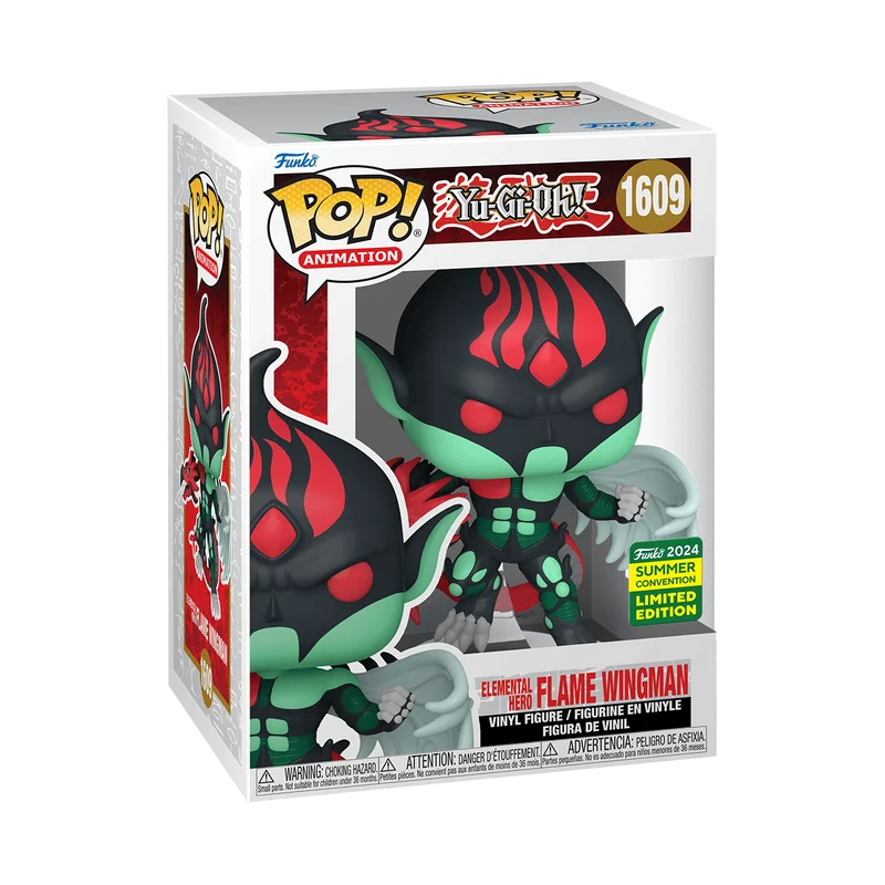 Elemental Hero Flame Wingman #1609 Funko Pop from Yu-Gi-Oh!