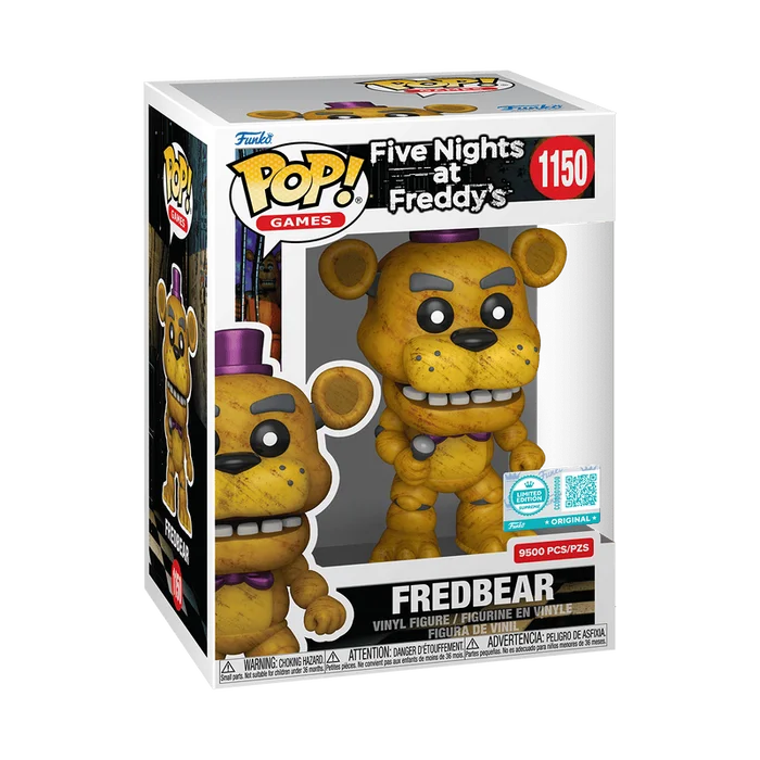 Fredbear #1150 Funko Pop from Five Nights at Freddy's