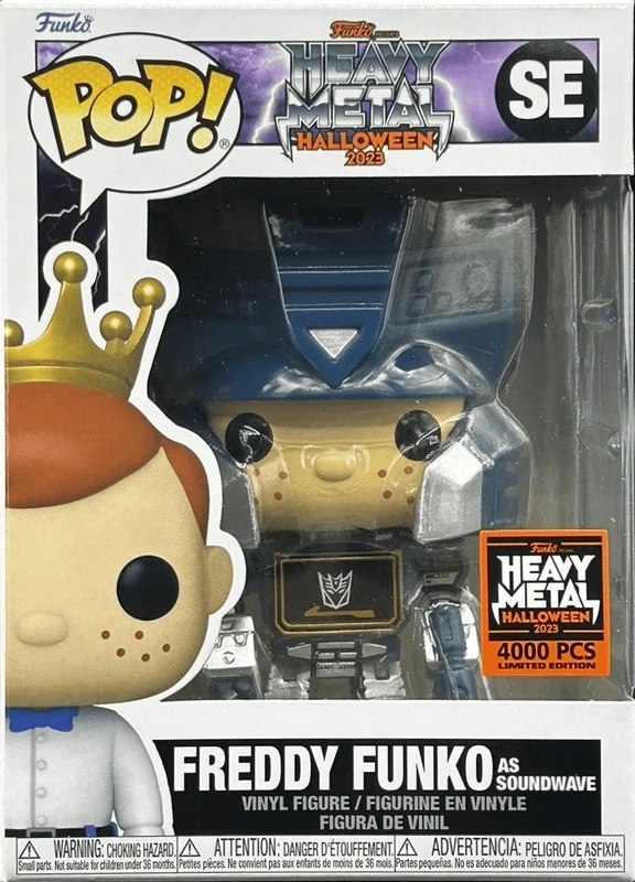Freddy Funko as Soundwave #SE Funko Pop from Heavy Metal Halloween 2023