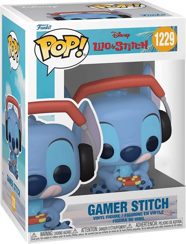 Gamer Stitch #1229 Funko Pop from Lilo & Stitch