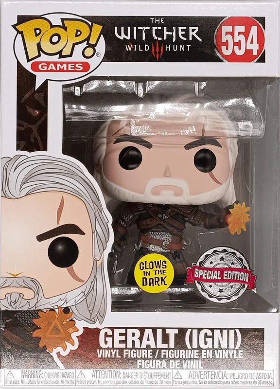 Geralt (Igni) #554 Funko Pop from The Witcher