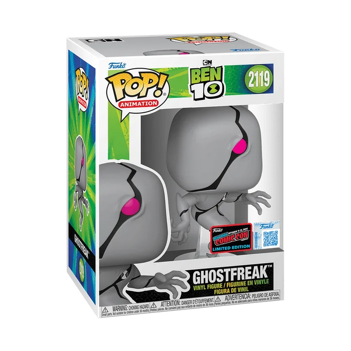 Ghostfreak #2119 Funko Pop from Ben 10