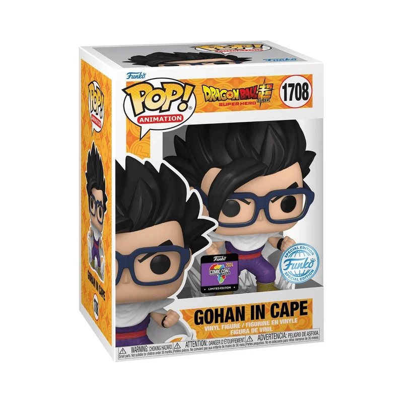 Gohan in Cape #1708 Funko Pop from Dragon Ball Super Superhero
