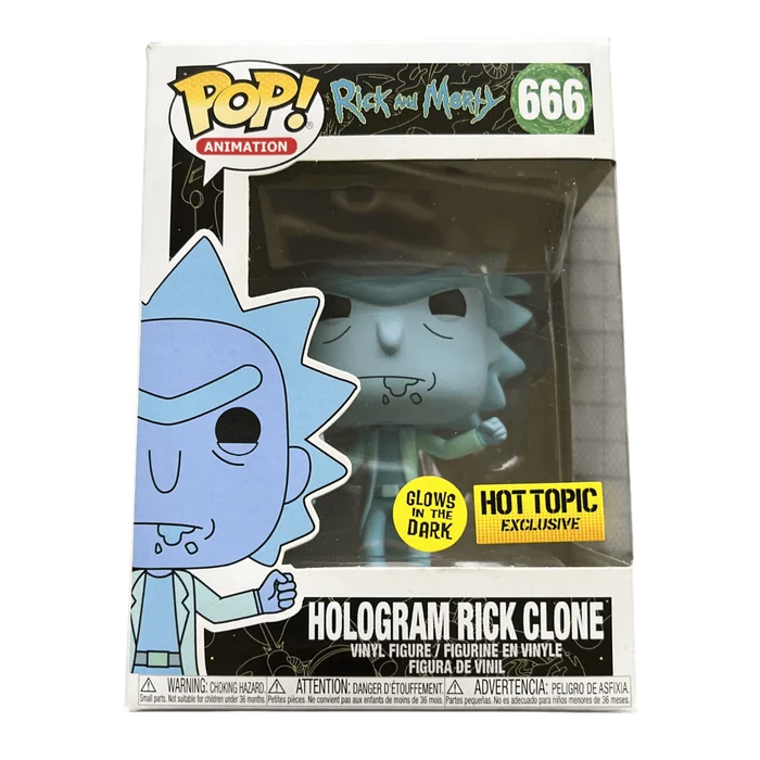 Hologram Rick Clone #666 Funko Pop from Rick and Morty