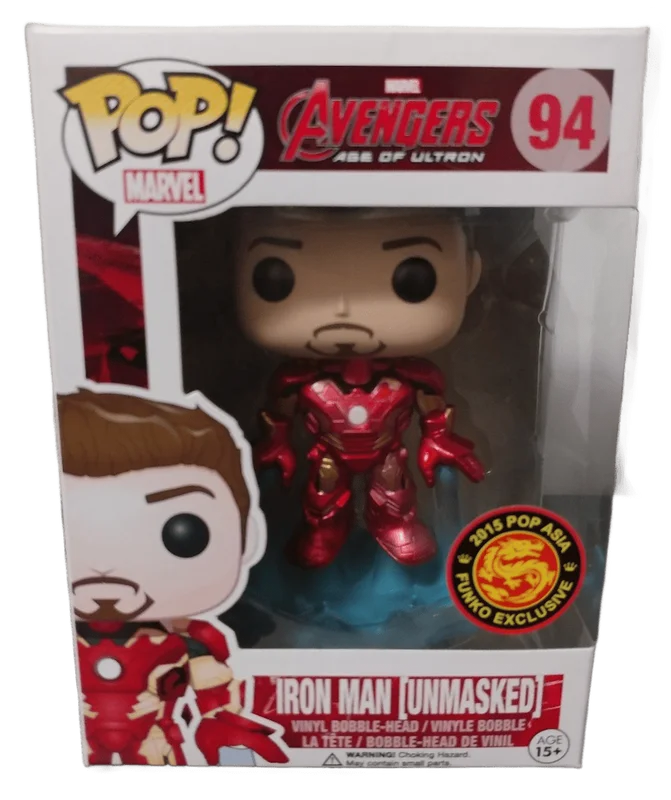 Iron Man (Unmasked) #94 Funko Pop from Avengers Age of Ultron