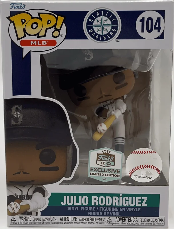 Julio Rodríguez #101 Funko Pop from Seattle Mariners