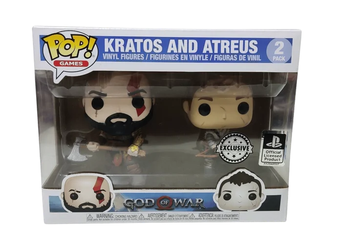 Kratos and Atreus #2 PACK Funko Pop from God of War