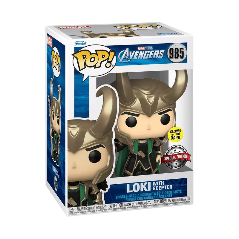 Loki with Scepter #985 Funko Pop from Avengers