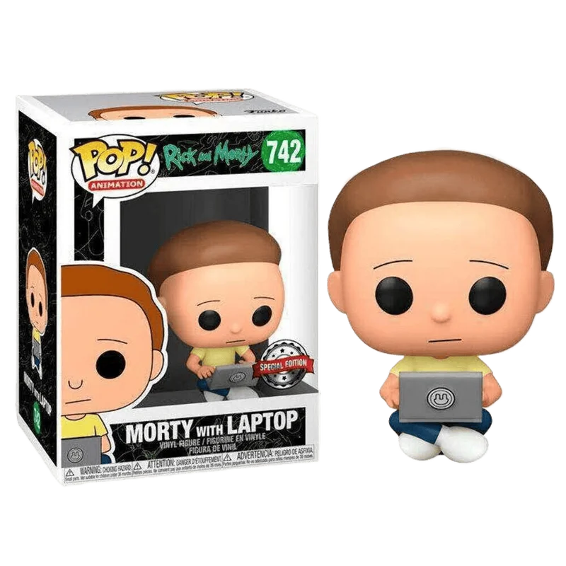 Morty with Laptop #742 Funko Pop from Rick and Morty