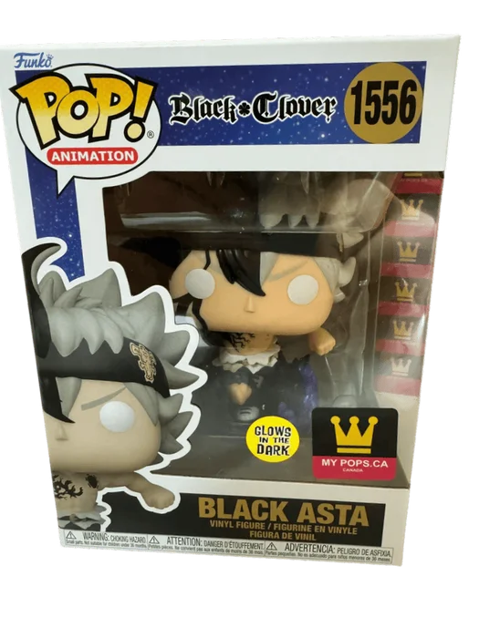 Black Asta #1556 Funko Pop from Black Clover