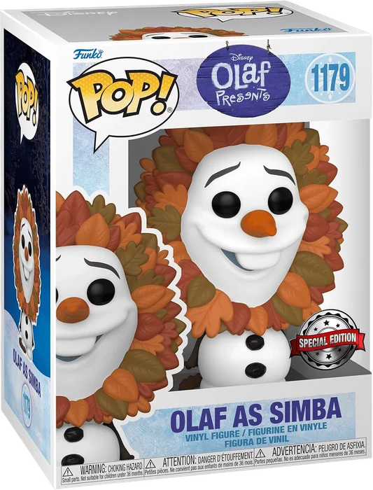 Olaf as Simba #1179 Funko Pop from Olaf Presents