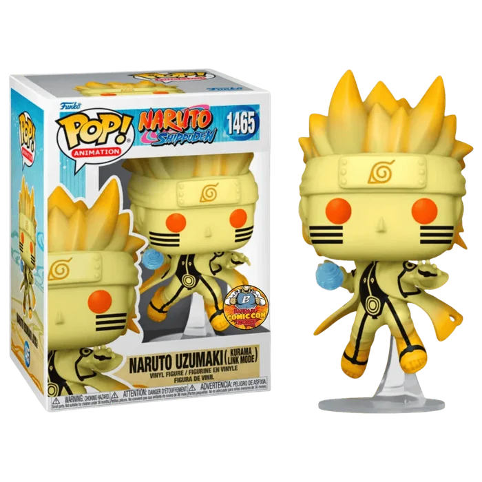 Naruto Uzumaki Kurama Link Mode #1465 Funko Pop from Naruto Shippuden