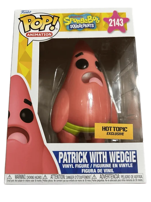 Patrick with Wedgie #2143 Funko Pop from Spongebob Squarepants