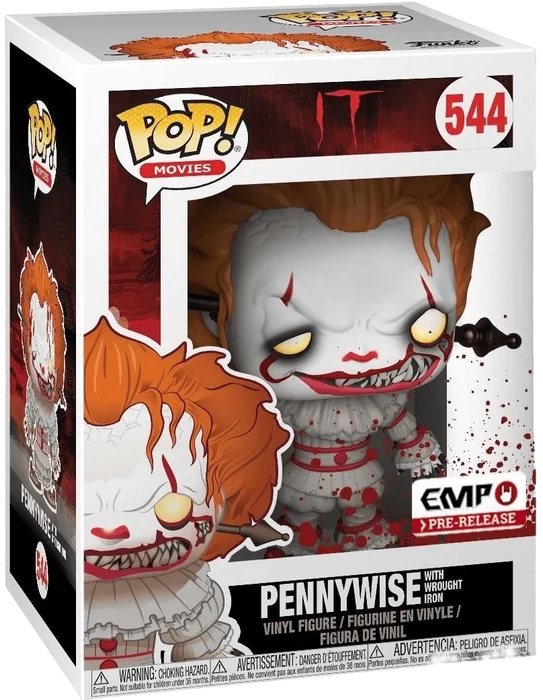 Pennywise with Wrought Iron #544 Funko Pop from IT