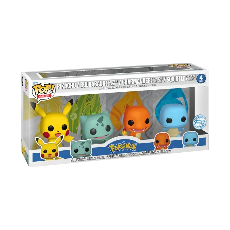 Pokemon Starters #4 PACK Funko Pop from Pokemon