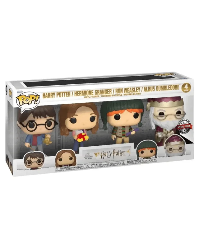 Harry Potter / Hermione Granger / Ron Weasley / Albus Dumbledore #4 PACK Funko Pop from Harry Potter