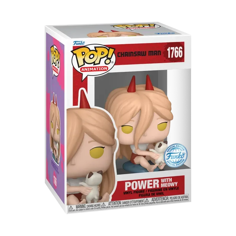 Power with Meowy #1766 Funko Pop from Chainsaw Man