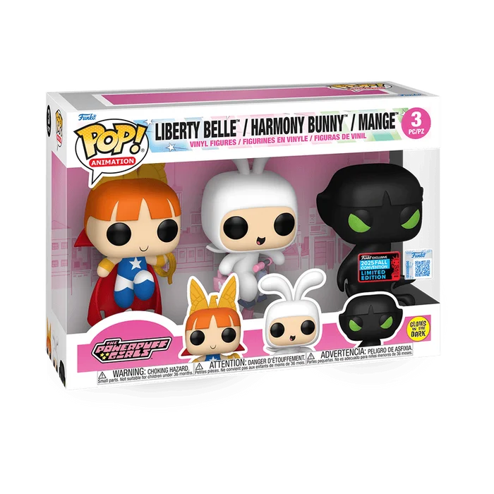 Liberty Belle / Harmony Bunny / Mange #3 PC/PZ Funko Pop from The Powerpuff Girls