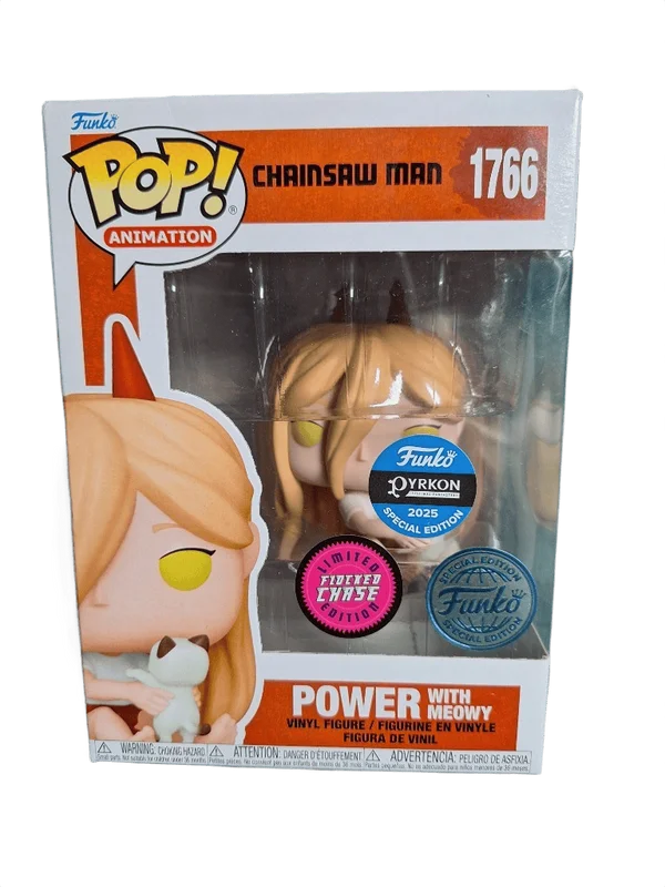 Power with Meowy #1766 Funko Pop from Chainsaw Man