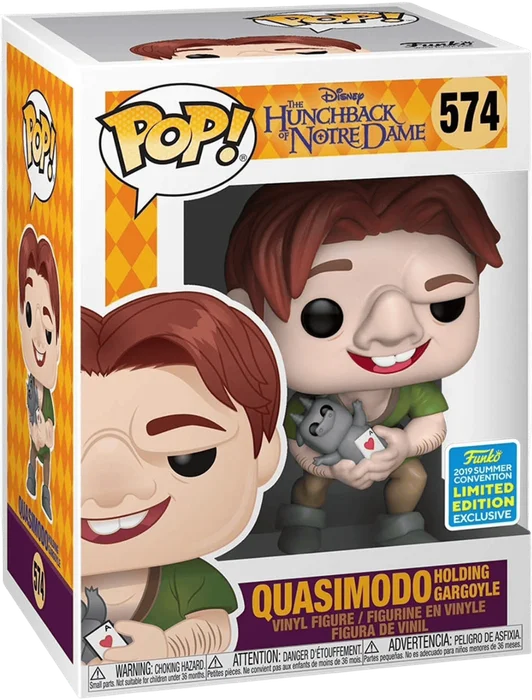 Quasimodo Holding Gargoyle #574 Funko Pop from The Hunchback of Notre Dame