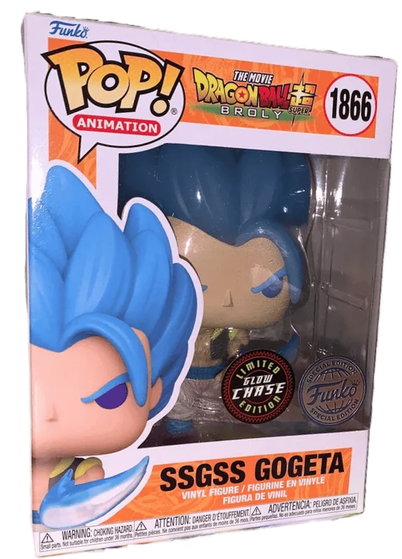 SSGSS Gogeta #1866 Funko Pop from Dragon Ball Super Broly