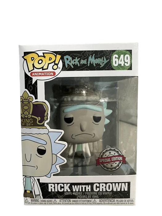 Rick with Crown #649 Funko Pop from Rick and Morty