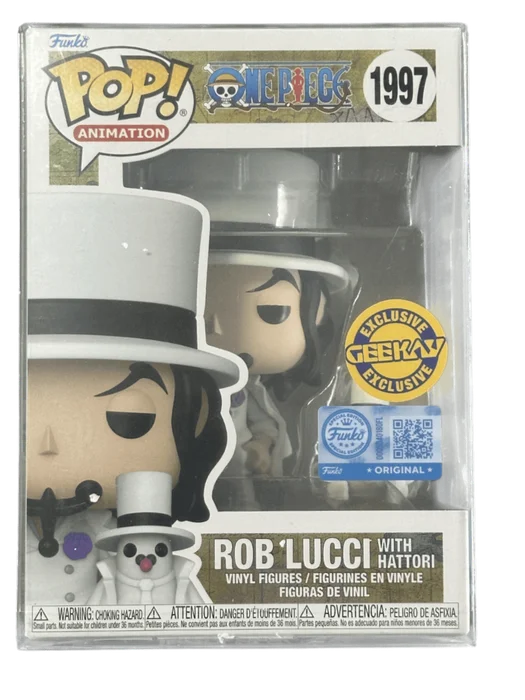 Rob Lucci with Hattori #1927 Funko Pop from One Piece