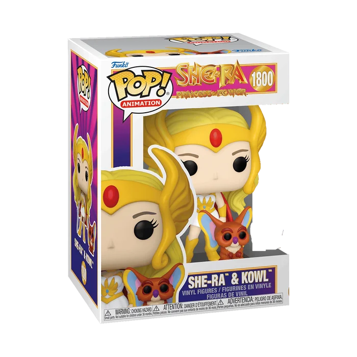 She-Ra & Kowl #1800 Funko Pop from Masters of the Universe