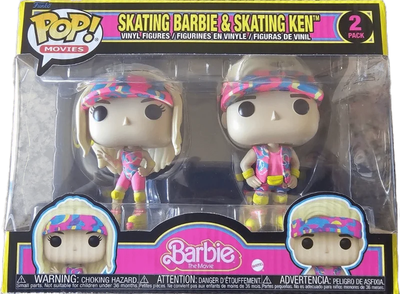 Skating Barbie & Skating Ken #2 PACK Funko Pop from Barbie