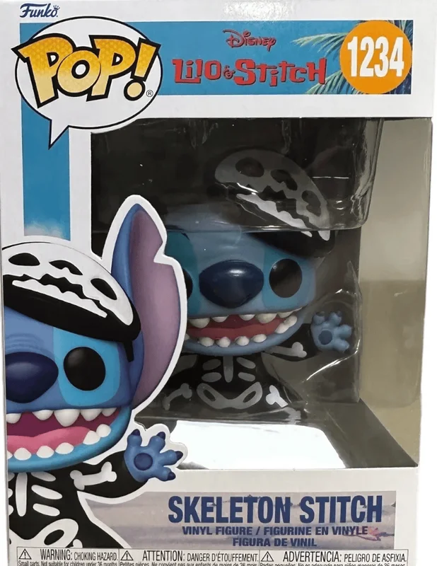 Skeleton Stitch #1234 Funko Pop from Lilo & Stitch