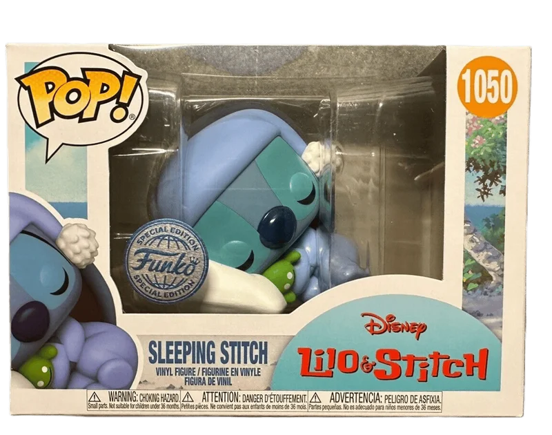 Sleeping Stitch #1050 Funko Pop from Lilo & Stitch