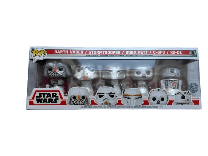 Darth Vader / Stormtrooper / Boba Fett / C-3PO / R2-D2 #5 PACK Funko Pop from Star Wars