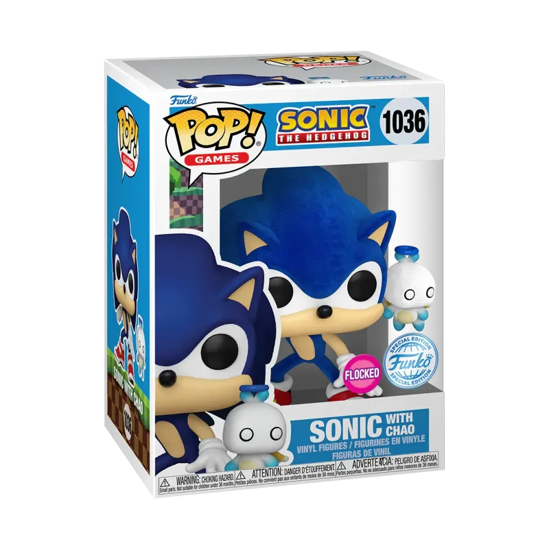 Sonic with Chao #1036 Funko Pop from Sonic the Hedgehog