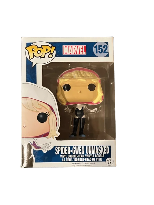 Spider-Gwen Unmasked #152 Funko Pop from Marvel