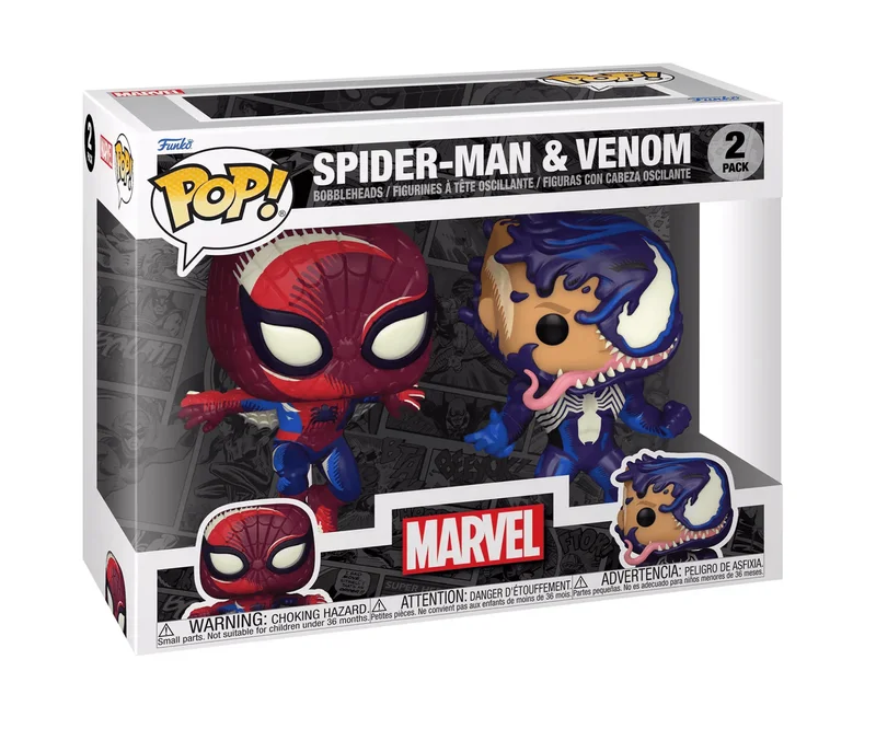 Spider-Man & Venom #2 PACK Funko Pop from Marvel