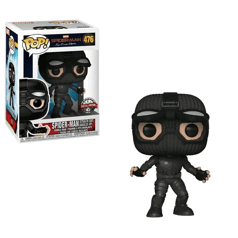 Spider-Man (Stealth Suit, Goggles Up) #476 Funko Pop from Spider-Man Far From Home