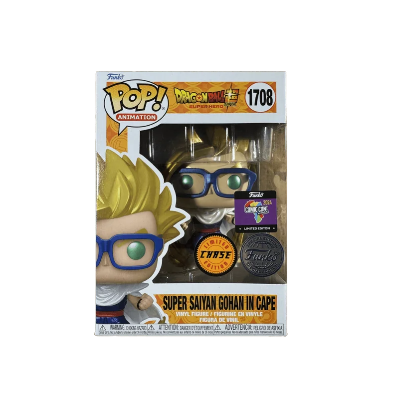 Super Saiyan Gohan in Cape #1708 Funko Pop from Dragon Ball Super Superhero