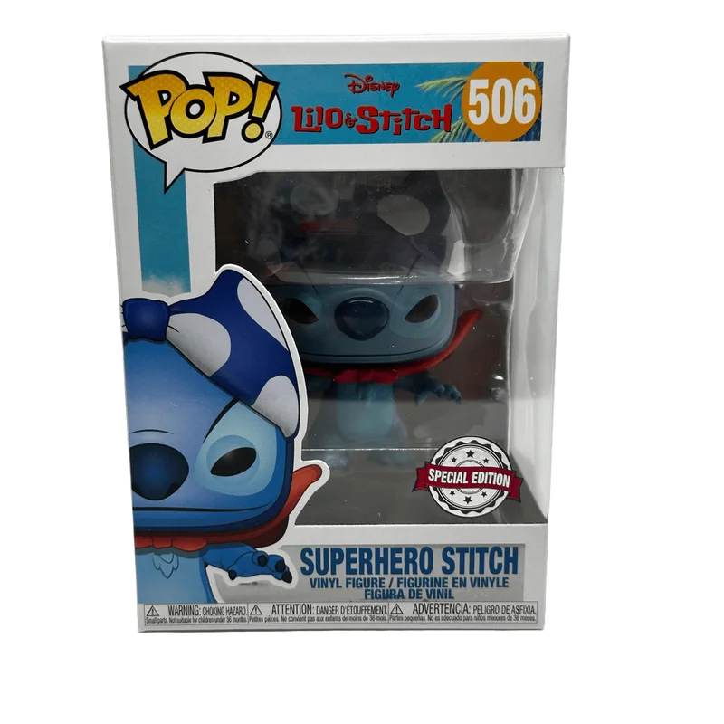 Superhero Stitch #506 Funko Pop from Lilo & Stitch