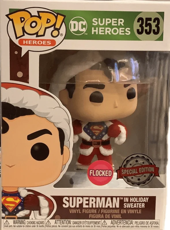 Superman in Holiday Sweater #353 Funko Pop from DC Super Heroes